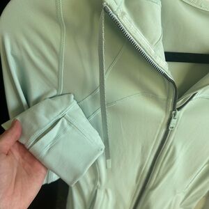 Light Blue Zip-Up Hoodie